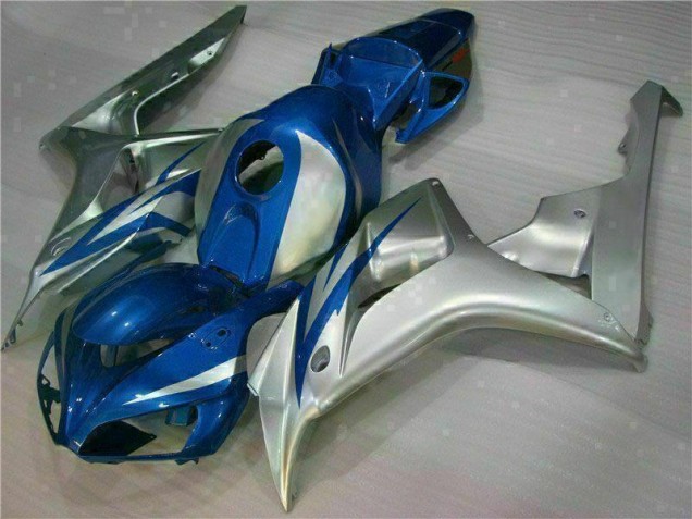 CBR 1000 RR 06-07 Motorrad Verkleidungen - Blau Silber