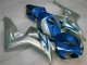 CBR 1000 RR 06-07 Motorrad Verkleidungen - Blau Silber