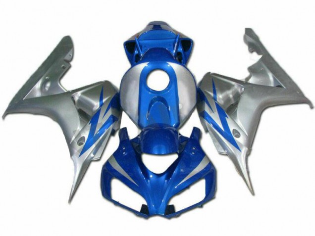 CBR 1000 RR 06-07 Motorrad Verkleidungen - Blau Silber