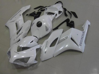 CBR 1000 RR 06-07 Motorrad Verkleidungen - Weiß mit Silber Aufkleber