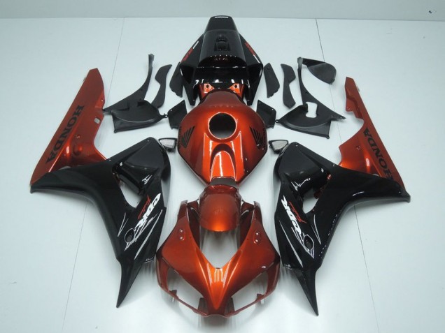 CBR 1000 RR 06-07 Motorrad Verkleidungen - Orange und Schwarz CBR 1000 RR 06-07 Motorrad Verkleidungen - Orange und Schwarz
