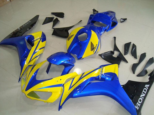 CBR 1000 RR 06-07 Motorrad Verkleidungen - Gelb Blau Schwarz CBR 1000 RR 06-07 Motorrad Verkleidungen - Gelb Blau Schwarz