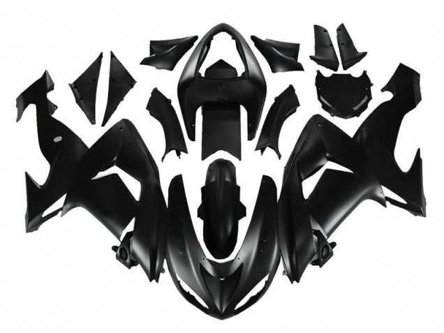 ZX10R 06-07 Motorrad Verkleidung - Matt Schwarz ZX10R 06-07 Motorrad Verkleidung - Matt Schwarz