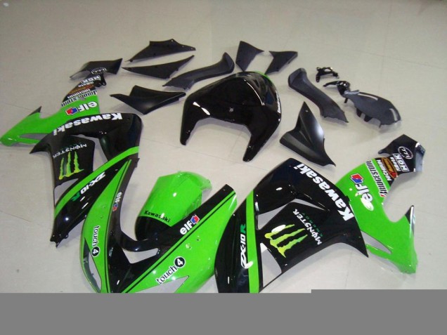 ZX10R 06-07 Motorrad Vollverkleidung - Grünes Monster ZX10R 06-07 Motorrad Vollverkleidung - Grünes Monster