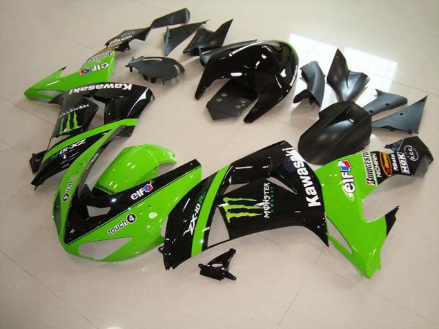 ZX10R 06-07 Motorrad Verkleidung - Grünes Monster ZX10R 06-07 Motorrad Verkleidung - Grünes Monster