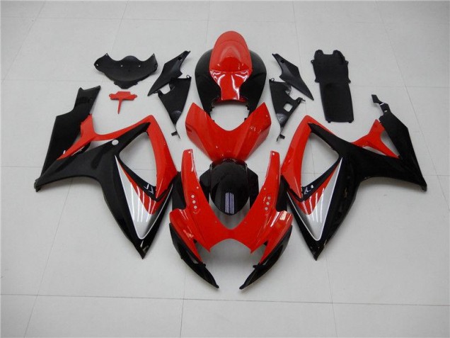 GSXR 600 / 750 K6 06-07 Motorrad Verkleidungen Komplett Sets - Rot Schwarz GSXR 600 / 750 K6 06-07 Motorrad Verkleidungen Komplett Sets - Rot Schwarz