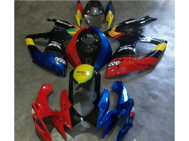 GSXR 600 / 750 K6 06-07 Motorrad Verkleidungen - Rot Blau GSXR 600 / 750 K6 06-07 Motorrad Verkleidungen - Rot Blau