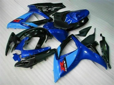 GSXR 600 / 750 K6 06-07 Motorrad Verkleidungen Komplett Sets - Blau