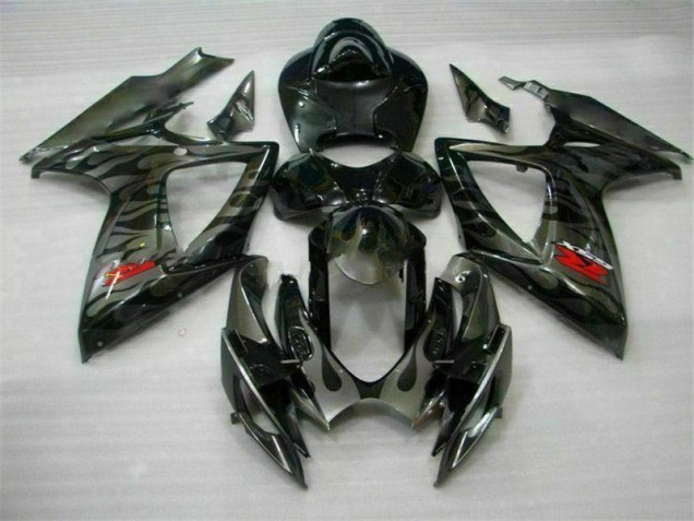 GSXR 600 / 750 K6 06-07 Motorrad VollVerkleidungen & Plastik - Schwarz GSXR 600 / 750 K6 06-07 Motorrad VollVerkleidungen & Plastik - Schwarz