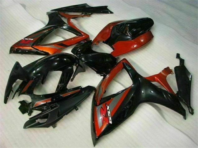 GSXR 600 / 750 K6 06-07 Motorrad Vollverkleidung - Schwarz Rot GSXR 600 / 750 K6 06-07 Motorrad Vollverkleidung - Schwarz Rot