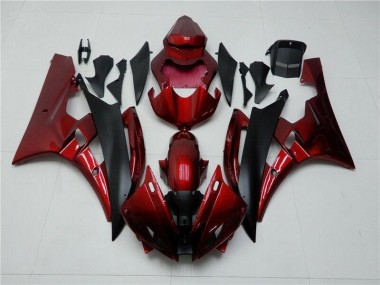 R6 06-07 Motorrad Verkleidung - Rot Schwarz