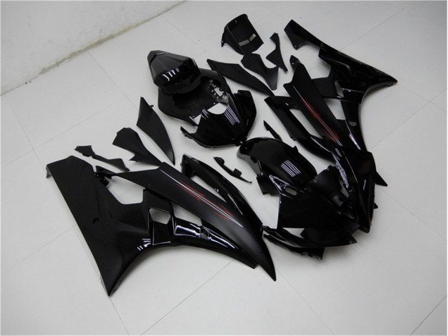 R6 06-07 Motorrad Verkleidungen - Matt schwarz Glänzend R6 06-07 Motorrad Verkleidungen - Matt schwarz Glänzend