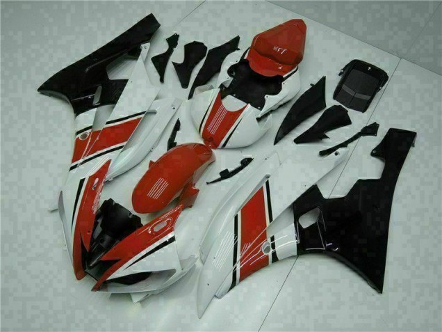 R6 06-07 Motorrad Vollverkleidung - Rot Weiß
