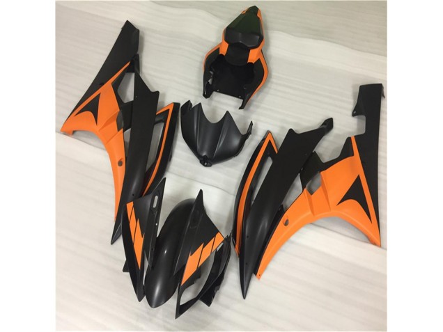 R6 06-07 Motorrad Verkleidung - Orange Schwarz R6 06-07 Motorrad Verkleidung - Orange Schwarz