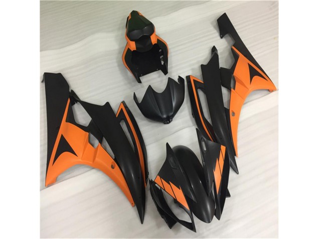 R6 06-07 Motorrad Verkleidung - Orange Schwarz R6 06-07 Motorrad Verkleidung - Orange Schwarz