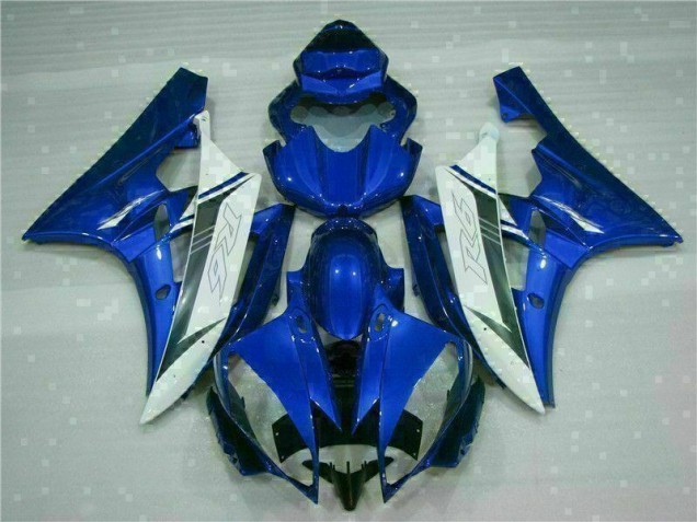 R6 06-07 Motorrad Verkleidungen - Blau Weiß R6 06-07 Motorrad Verkleidungen - Blau Weiß