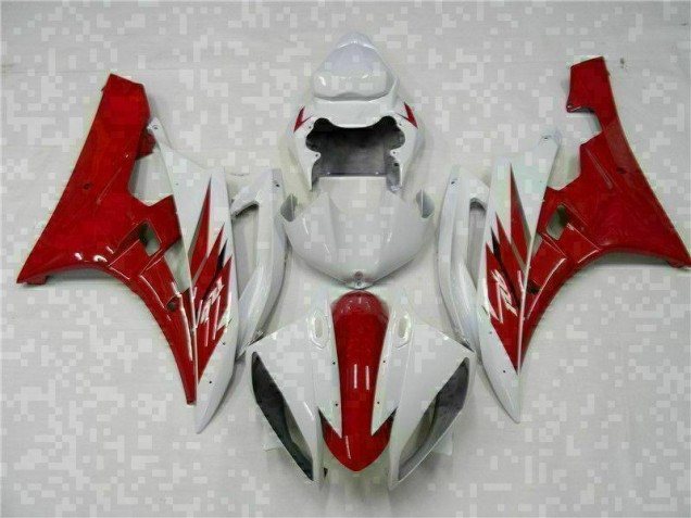 R6 06-07 Motorrad Verkleidungen - Rot Weiß R6 06-07 Motorrad Verkleidungen - Rot Weiß