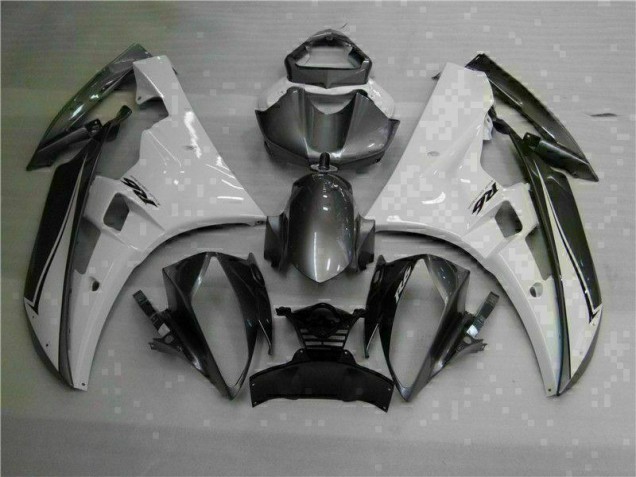 R6 06-07 Motorrad Verkleidungen - Weiß Silber