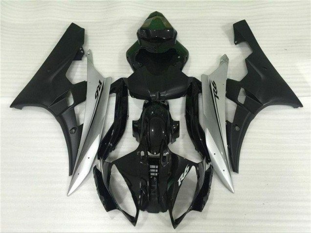 R6 06-07 Motorrad Verkleidungen & Plastik - Silber Schwarz R6 06-07 Motorrad Verkleidungen & Plastik - Silber Schwarz