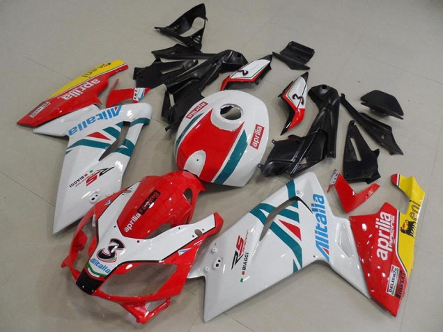 RS 125 06-11 Motorrad Verkleidungen - Rot Weiß RS 125 06-11 Motorrad Verkleidungen - Rot Weiß