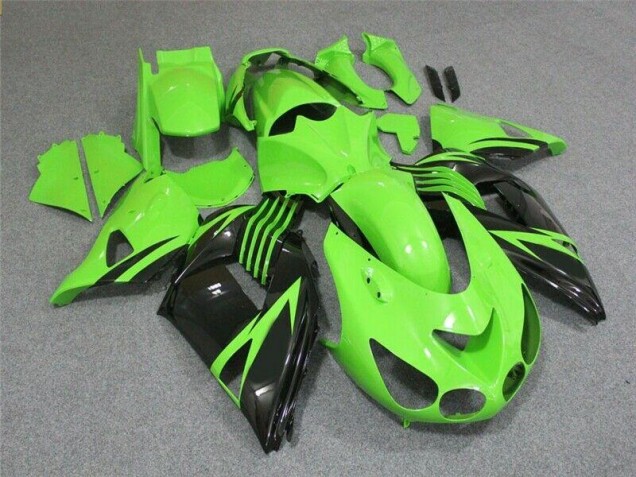 ZX14R ZZR 1400 06-11 Motorrad Verkleidungen - Grün Schwarz ZX14R ZZR 1400 06-11 Motorrad Verkleidungen - Grün Schwarz