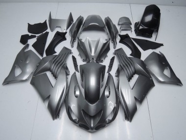 ZX14R ZZR 1400 06-11 Motorrad Verkleidungen - Glänzend Grau
