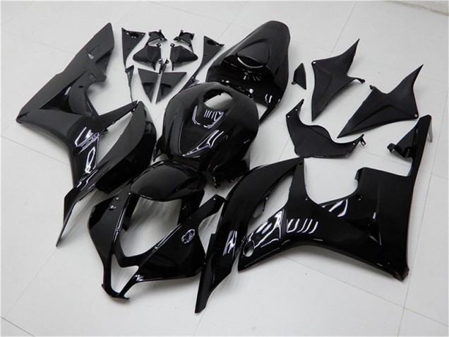 CBR 600 RR 07-08 Motorrad Verkleidungen - Glänzend Schwarz CBR 600 RR 07-08 Motorrad Verkleidungen - Glänzend Schwarz