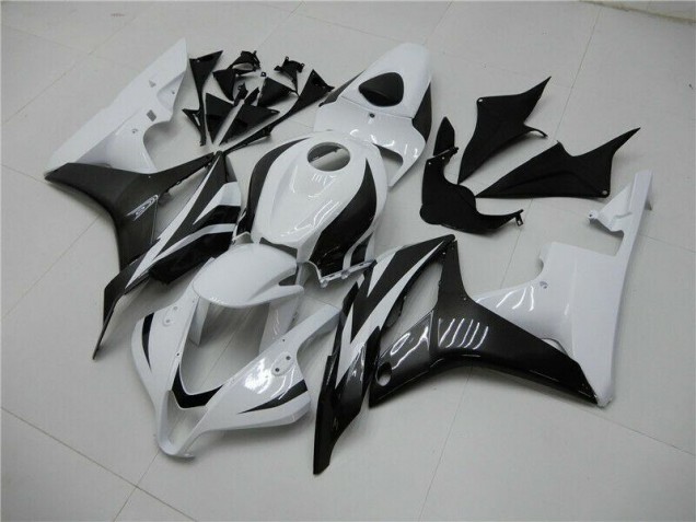 CBR 600 RR 07-08 Motorrad Verkleidungen - Weiß Schwarz CBR 600 RR 07-08 Motorrad Verkleidungen - Weiß Schwarz