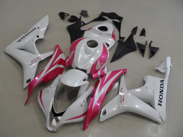 CBR 600 RR 07-08 Motorrad Verkleidungen - Perl Weiß mit Rosa CBR 600 RR 07-08 Motorrad Verkleidungen - Perl Weiß mit Rosa