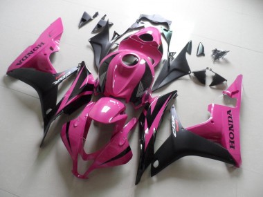 CBR 600 RR 07-08 Motorrad Verkleidungen - Rosa Schwarz