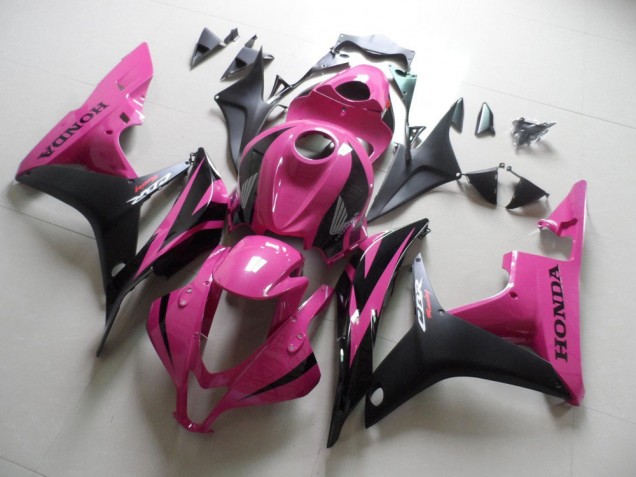CBR 600 RR 07-08 Motorrad Verkleidungen - Rosa Schwarz CBR 600 RR 07-08 Motorrad Verkleidungen - Rosa Schwarz