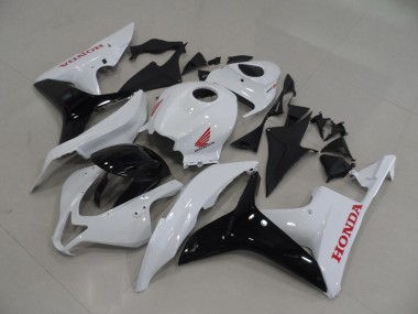 CBR 600 RR 07-08 Motorrad Verkleidung - Weiß Schwarz