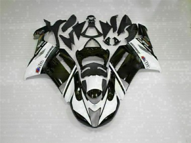 ZX6R 07-08 Motorrad Verkleidung - Schwarz Weiß