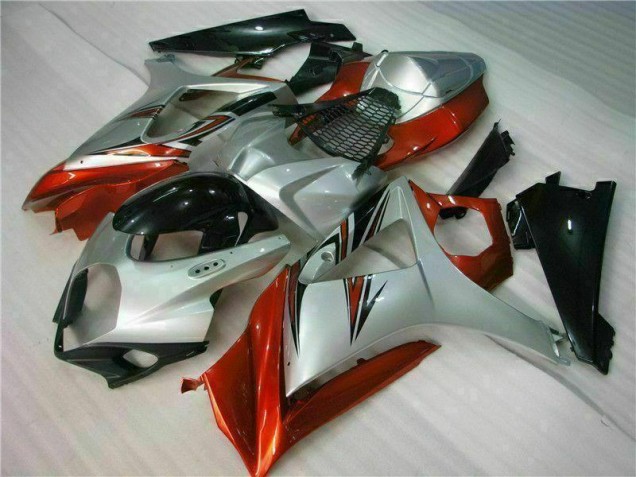 GSXR 1000 K7 07-08 Motorrad Verkleidungen - Braun Silber GSXR 1000 K7 07-08 Motorrad Verkleidungen - Braun Silber