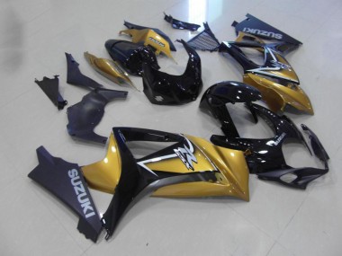GSXR 1000 K7 07-08 Motorrad Verkleidungen - Gold Schwarz