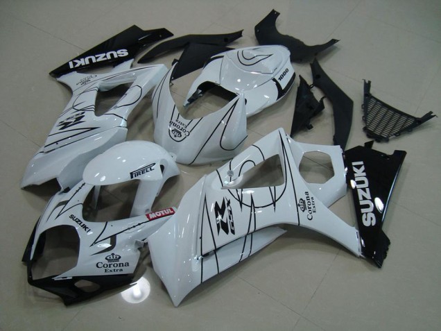 GSXR 1000 K7 07-08 Motorrad Verkleidungen - Weiß Corona GSXR 1000 K7 07-08 Motorrad Verkleidungen - Weiß Corona