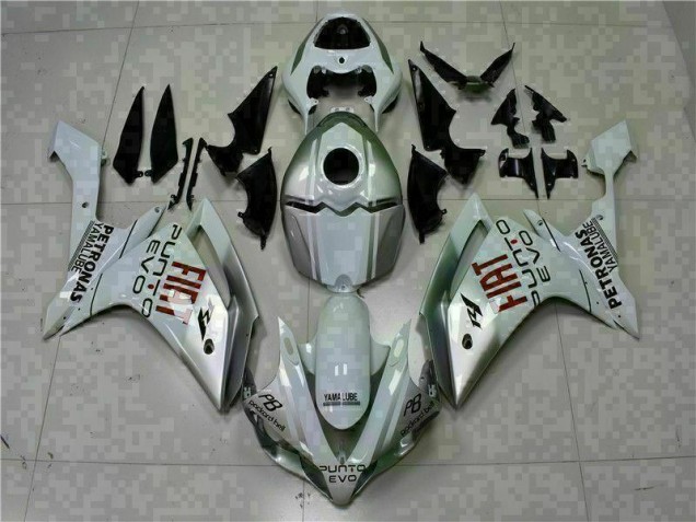R1 07-08 Motorrad Verkleidung - Weiß