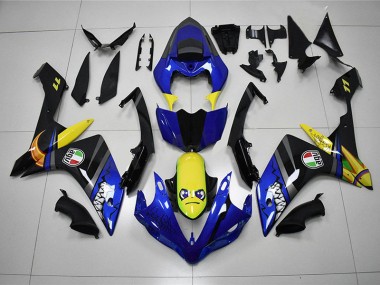 R1 07-08 Motorrad Verkleidungen - Blau Hai