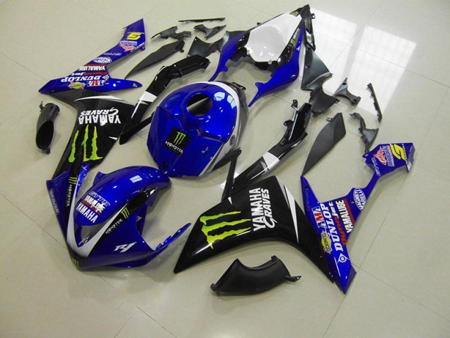 R1 07-08 Motorrad Verkleidungen - Blau Monster R1 07-08 Motorrad Verkleidungen - Blau Monster