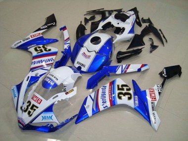 R1 07-08 Motorrad Verkleidungen - Blau Aufkleber