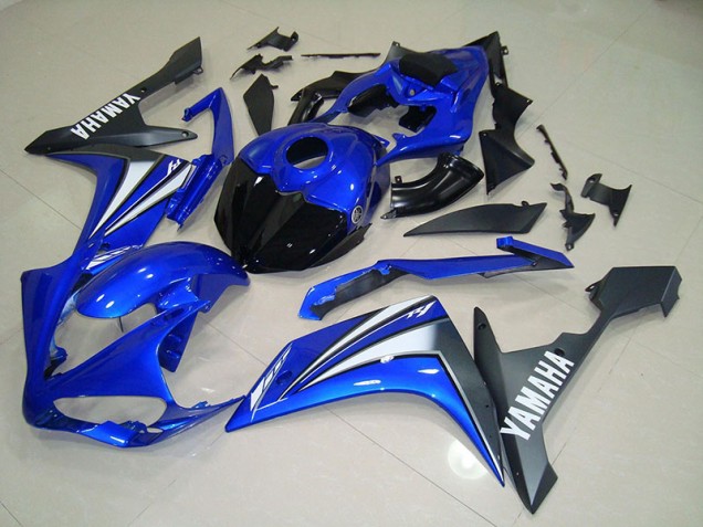 R1 07-08 Motorrad Verkleidung - Blau Weiß R1 07-08 Motorrad Verkleidung - Blau Weiß