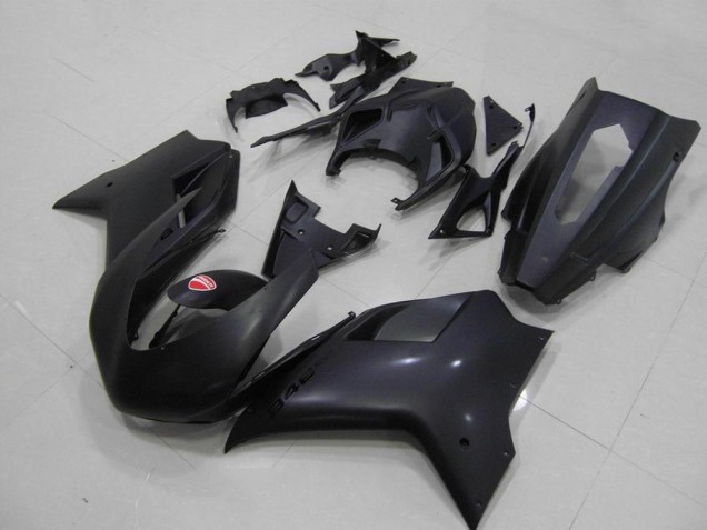 Ducati 848 1098 1198 07-14 Motorrad Verkleidungen - Matt Schwarze Renn Version Ducati 848 1098 1198 07-14 Motorrad Verkleidungen - Matt Schwarze Renn Version