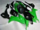 ZX10R 08-10 Motorrad Verkleidungen - Grün Schwarz