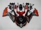 GSXR 600 / 750 K8 08-10 Motorrad Verkleidungen - Schwarz Orange Grau GSXR 600 / 750 K8 08-10 Motorrad Verkleidungen - Schwarz Orange Grau