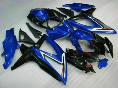 GSXR 600 / 750 K8 08-10 Motorrad Verkleidung - Blau Schwarz