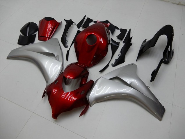 CBR 1000 RR 08-11 Motorrad Verkleidungen - Rot Silber CBR 1000 RR 08-11 Motorrad Verkleidungen - Rot Silber