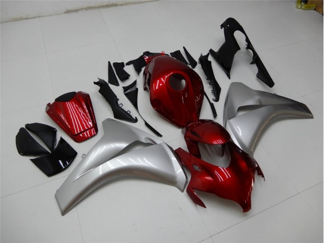 CBR 1000 RR 08-11 Motorrad Verkleidungen - Rot Silber CBR 1000 RR 08-11 Motorrad Verkleidungen - Rot Silber