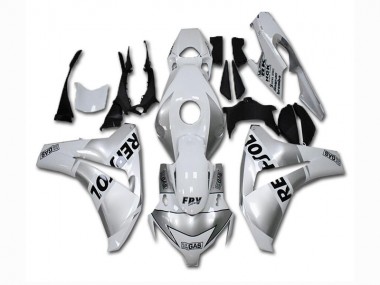 CBR 1000 RR 08-11 Motorrad Verkleidungen - Silber Weiß Repsol