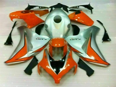 CBR 1000 RR 08-11 Motorrad Verkleidungen - Silber Orange