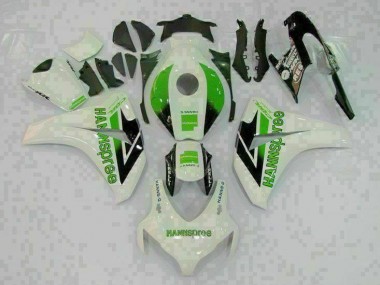 CBR 1000 RR 08-11 Motorrad Vollverkleidung - Grün Weiß